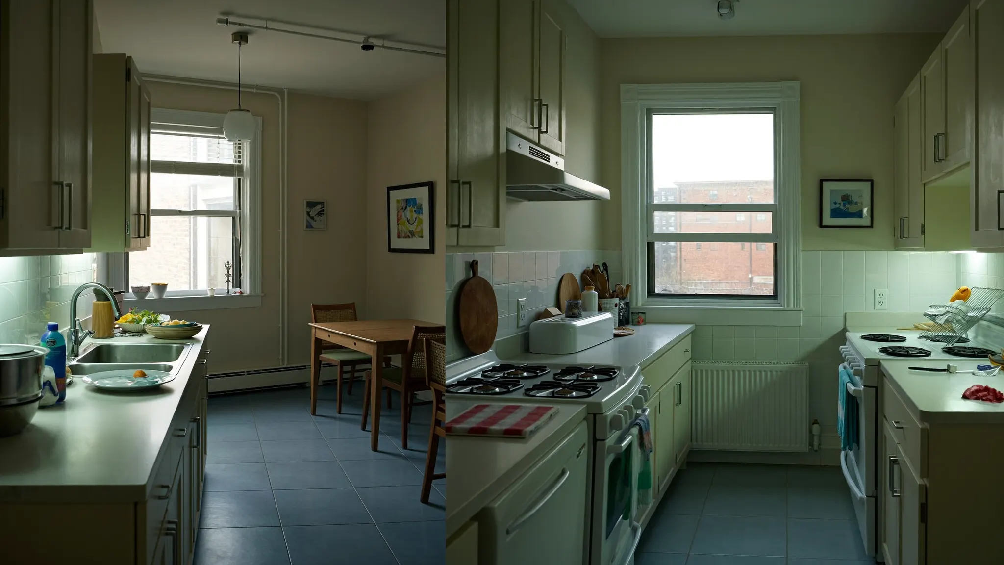 Illustrative kitchen cleaning transformation